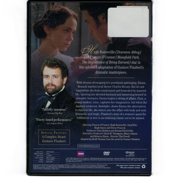 Madame Bovary (DVD) 2000 Hugh Bonneville, Frances O'Connor NEW - Picture 2 of 2